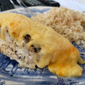 El cooksnap de Marieta cuando hizo Pechugas de pollo estilo hasselback con queso.