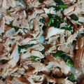 El cooksnap de Anny Hernández cuando hizo Pollo con espinacas.