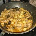 El cooksnap de Isidro Thepiru cuando hizo Salteado de patatas especiadas, chistorra y pimientos padrón.