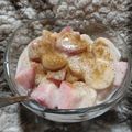 El cooksnap de Noemí cuando hizo Postre casero de yogur, fresas y plátano.