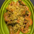 Cooksnap elyn semasa beliau membuat Udang Butter.