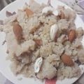 Geeta Khurana's cooksnap of when they made Suji /raha halwa.