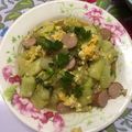 รูป Cooksnap ของ ฟิวเจอร์จอมซน เมื่อเขาทำ แตงกวาผัดไข่