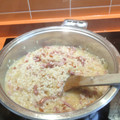 El cooksnap de Almudena Collado cuando hizo Risotto de bacon.
