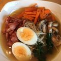 El cooksnap de Caro Fregoso cuando hizo Ramen mixto (Japón).