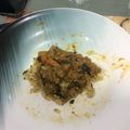 El cooksnap de Sonia Lopez cuando hizo Berenjenas al curry.