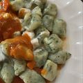 El cooksnap de Aldana Córdoba cuando hizo Ñoquis de papa y espinaca.