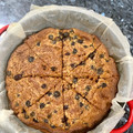 El cooksnap de Queen cuando hizo Brownie de chocolate blanco y arándanos.