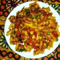 Ayantika Roy's cooksnap of when they made রেড চিলি মাশালা পাস্তা(Red chilli masala pasta recipe in Bengali).