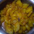 shobhana khan's cooksnap of when they made Lauki ki sabji.
