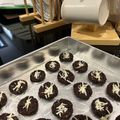 Cooksnap dari Restu Dianty untuk resep Dark Choco Cheese Oat Cookies Gluten Free (takaran sendok)
