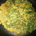 Cooksnap dari Yanni Liang untuk resep Omelet Bayam Jagung