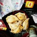 El cooksnap de Macarena cuando hizo Empanadas de pino.