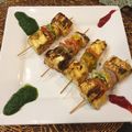 Sarika Kumar's cooksnap of when they made Paneer Tikka.