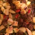 Cooksnap από Eirinaki στη συνταγή Λουκάνικα με πατάτες στο φούρνο