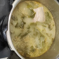 El cooksnap de Luci Garcia Garcia cuando hizo Caldo Gallego.