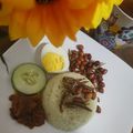 Cooksnap dari Bagas Afza untuk resep Nasi lemak hijau pandan