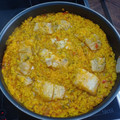 El cooksnap de Belén Rodriguez Garcia cuando hizo Arroz con bacalao y pisto.