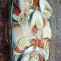 El cooksnap de Enrique Miguel Carnicero cuando hizo Ratatouille con merluza al horno.