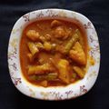 Pooja Vora's cooksnap of when they made ગુવાર બટાકા નું શાક (Guvar Bataka Shak Recipe In Gujarati).