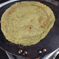 Krishna Dholakia's cooksnap of when they made ફણગાવેલા મગના ચીલા(Sprouted Mung chilla recipe in Gujarati).