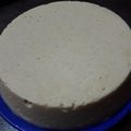 El cooksnap de Mariana Mili cuando hizo Queso de garbanzo.