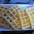 El cooksnap de Paola Andrea Urzua cuando hizo Wafles con manjar y frutos rojos.