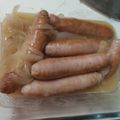 El cooksnap de Andrea cuando hizo Salchichas de cerdo con cerveza 🐷 🍻.