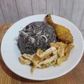 Cooksnap dari Yoannita Suherman untuk resep Nasi goreng hitam (tinta cumi)