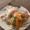 El cooksnap de Alejandra cuando hizo Escabeche de pollo.