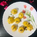 chaitali ghatak का कुकस्नैप जब उन्होंने बेसन के दानेदार लड्डू(Besan ke danedar laddu recipe in hindi) बनाया था।