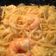 El cooksnap de Anita María Figueroa cuando hizo Pasta en salsa Alfredo y camarones.