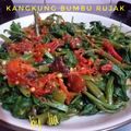 Cooksnap dari Liawati Iskandar untuk resep Kangkung Bumbu Rujak