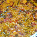 El cooksnap de alberto cuando hizo Arroz meloso de pulpo y langostinos.