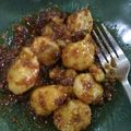 Cooksnap dari ibu nadhira untuk resep Cilok ayam bumbu kacang