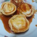 El cooksnap de Monica Sanchez cuando hizo Capelettini de ricotta y pollo masa casera y económica🍝.