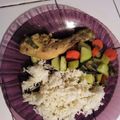 El cooksnap de Doña Ely cuando hizo Pollo en tipo mixiote con vegetales al vapor.