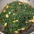 El cooksnap de ana belen cuando hizo Espinacas al estilo andaluz.