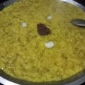 Vaishu dhama का कुकस्नैप जब उन्होंने मूंग दाल खिचड़ी (moong dal khichdi recipe in Hindi) बनाया था।