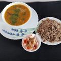 Jigna Patel's cooksnap of when they made કાઠિયાવાડી દેશી ખાણું અડદની દાળ અને બાજરા નો રોટલો.