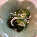 KLBentos's cooksnap of when they made Time-Saving Cucumber, Wakame Seaweed and Shirasu Vinegar Toss.