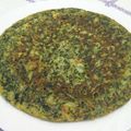 El cooksnap de Silgare cuando hizo Tortilla de espinacas y acelgas.