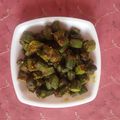 Rekha Vora's cooksnap of when they made ભીંડા નું શાક (Bhinda Shak Recipe In Gujarati).