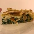 El cooksnap de Jose Fadi Kasbo cuando hizo Tarta de espinaca, champiñones y queso 🍃🧀.