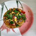 Laxmi Kumari का कुकस्नैप जब उन्होंने सूजी पिज़्ज़ा (Suji pizza recipe in Hindi) बनाया था।