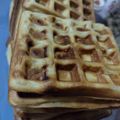El cooksnap de Caro Navia cuando hizo Waffles fáciles.