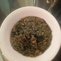 Maryam Fulani Usmañ's cooksnap of when they made Tuwon shinkafa miyan zogale.