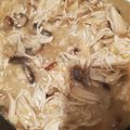 chargerchick74's cooksnap of when they made Chicken and gravy over mashed potatoes.