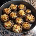 El cooksnap de Rubén cuando hizo Champiñones rellenos de gamba y cebolla.