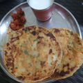 HEMA OZA's cooksnap of when they made આલુ પરોઠા (Aloo Paratha Recipe In Gujarati).